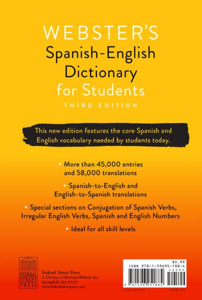 Webster's Spanish-English Dictionary for Students