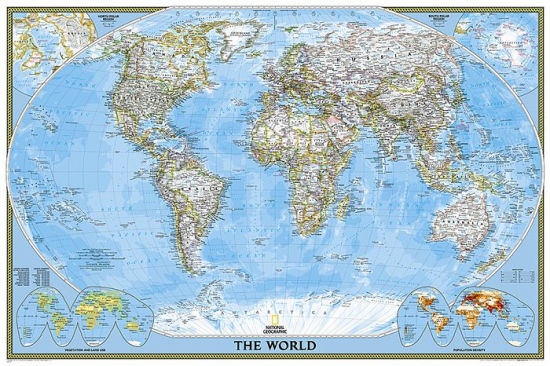 barnes and noble world map poster National Geographic World Classic Wall Map Laminated Poster barnes and noble world map poster