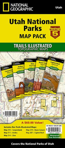 Utah National Parks [Map Pack Bundle]