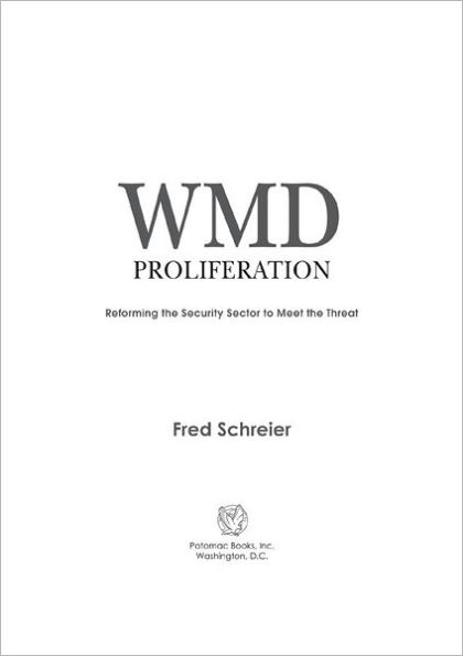 WMD Proliferation: Reforming the Security Sector to Meet the Threat