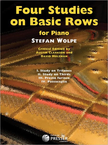 Four Studies On Basic Rows: For Piano