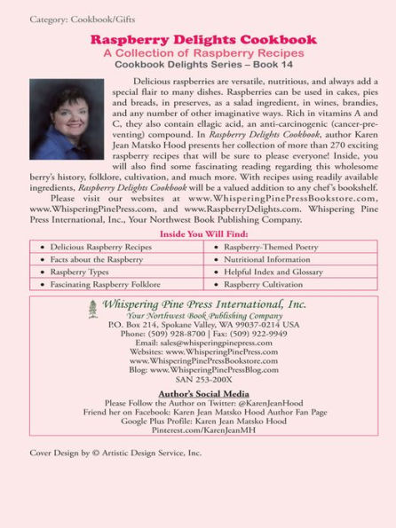 Raspberry Delights Cookbook: A Collection of Raspberry Recipes