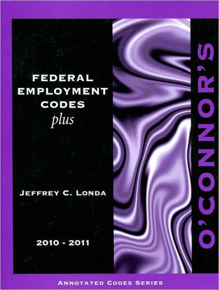 O'Connors Federal Employment Codes Plus