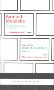 Title: Samuel Menashe: New and Selected Poems: (American Poets Project #17), Author: Samuel Menashe
