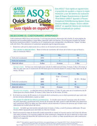 Title: ASQ-3 Quick Start Guide in Spanish, Author: Jane Squires