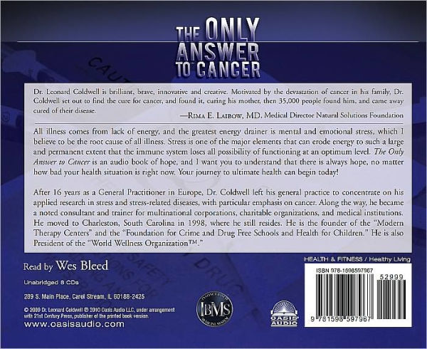 The Only Answer to Cancer