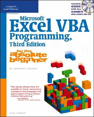 Microsoft Excel VBA Programming for the Absolute Beginner / Edition 3