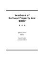 Yearbook of Cultural Property Law 2007