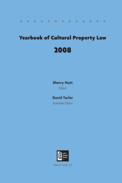 Yearbook of Cultural Property Law 2008