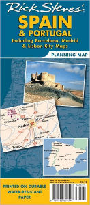 Title: Rick Steves' Spain and Portugal Map: Including Barcelona, Madrid and Lisbon, Author: Rick Steves