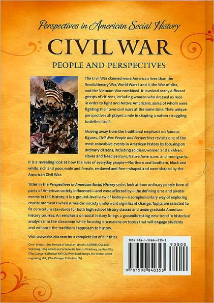 Civil War: People and Perspectives