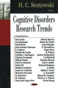 Title: Cognitive Disorders Research Trends, Author: H. C. Sentowski