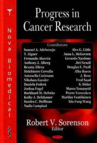 Title: Progress in Cancer Research, Author: Robert V. Sorenson