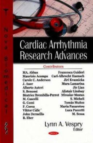 Title: Cardiac Arrythmia Research Advances, Author: Lynn A. Vespry