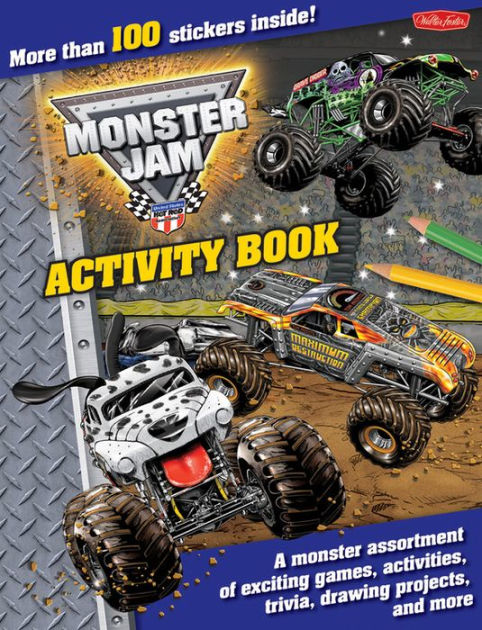 Monster Jam Activity Book: A Monster Assortment of Exciting Games ...