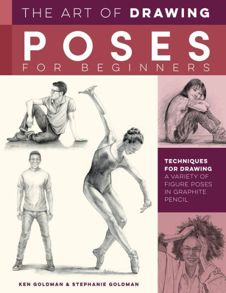 The Art of drawing poses for Beginners: Techniques a variety figure graphite pencil