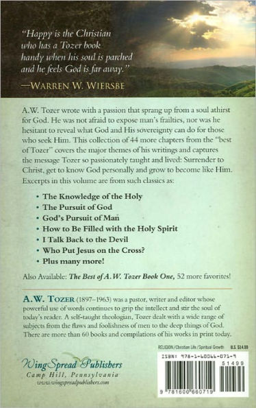 The Best of A. W. Tozer Book Two