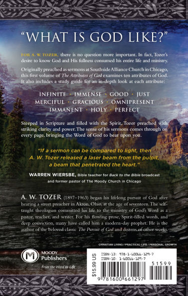 the Attributes of God Volume 1: A Journey into Father's Heart