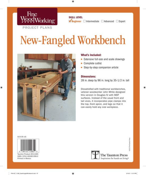 Fine Woodworking's New-Fangled Workbench Plan