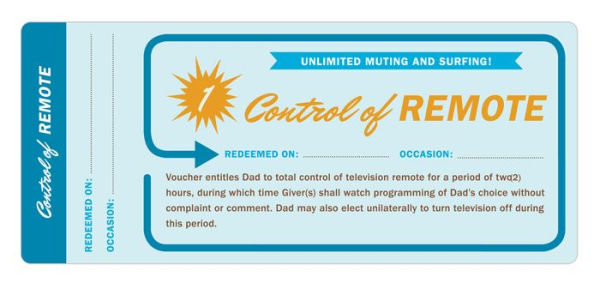Vouchers for Dad Booklet