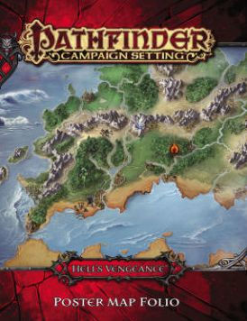 Pathfinder Campaign Setting: Hell's Vengeance Poster Map Folio