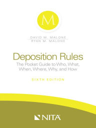 Title: Deposition Rules, Author: David M. Malone