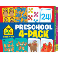 Title: School Zone Preschool 4-Pack Flash Cards, Author: School Zone