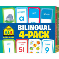 Title: School Zone Bilingual 4-Pack Flash Cards, Author: School Zone