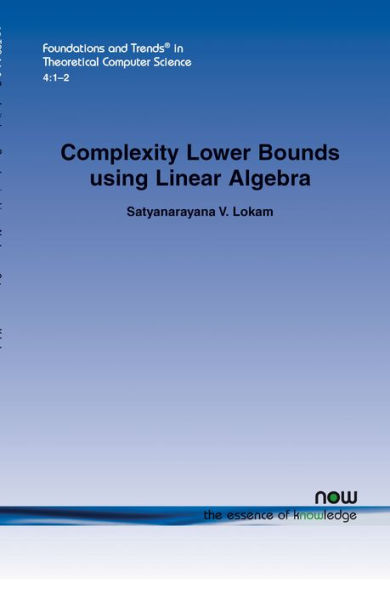 Complexity Lower Bounds Using Linear Algebra