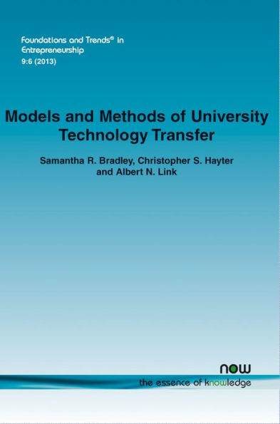 Models and Methods of University Technology Transfer