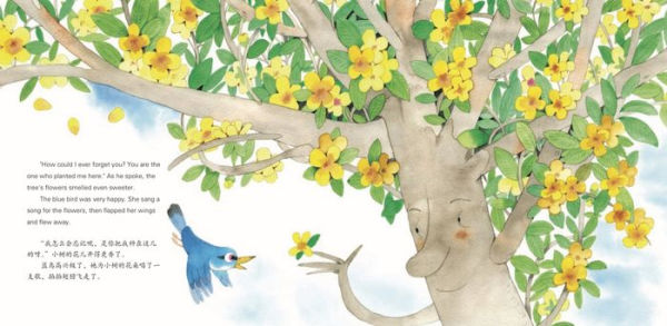 Blue Bird & Her Little Tree: A Story in English and Chinese