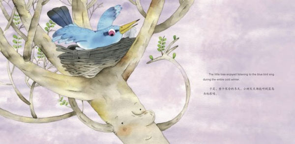 Blue Bird & Her Little Tree: A Story in English and Chinese