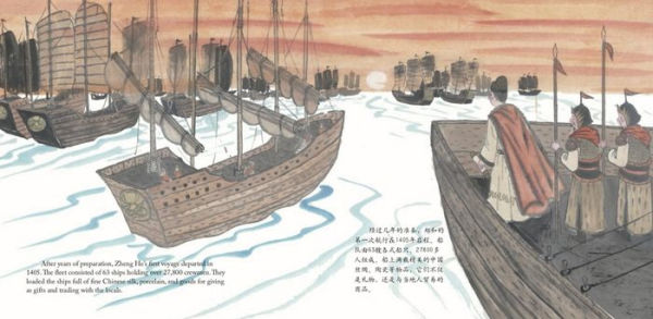 Zheng He, The Great Chinese Explorer: A Bilingual Story of Adventure and Discovery