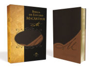 Title: RVR60, Biblia de Estudio MacArthur, Leathersoft, Café, Author: John MacArthur
