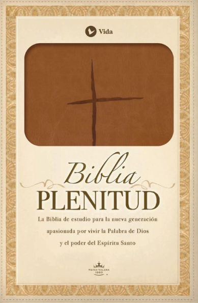 RVR60, Biblia Plenitud, Tamaño Personal, Leathersoft, Café