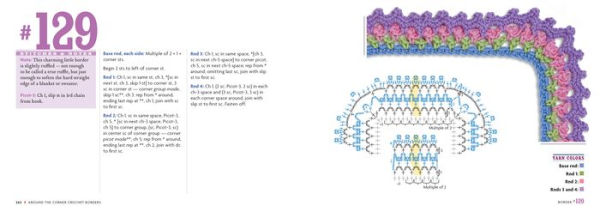 Around the Corner Crochet Borders: 150 Colorful, Creative Edging Designs with Charts and Instructions for Turning the Corner Perfectly Every Time