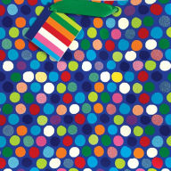 Title: Gift Bag Large Square Colorful Spots