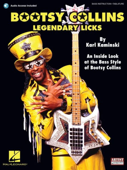 Bootsy Collins Legendary Licks: An Inside Look at the Bass Style of Bootsy Collins (Book/Online Audio)