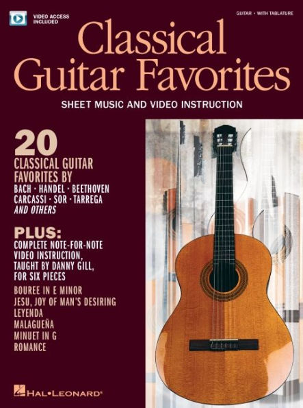 Classical Guitar Favorites Sheet Music Book/Online Video