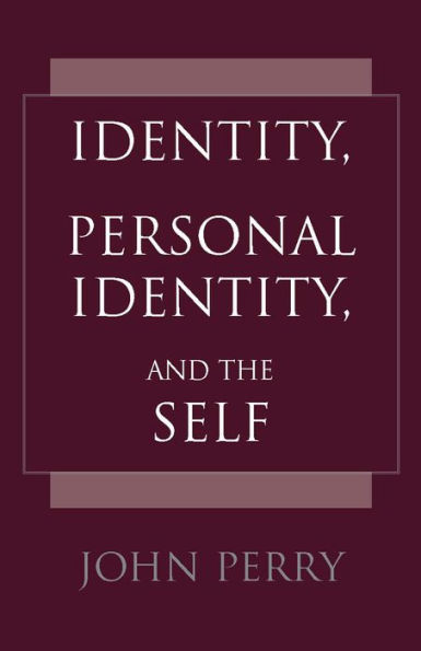 Identity, Personal Identity and the Self