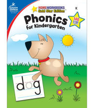 Title: Phonics for Kindergarten, Grade K: Gold Star Edition, Author: Carson Dellosa Education