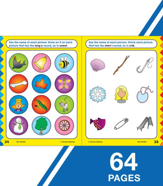 Phonics for First Grade, Grade 1: Gold Star Edition