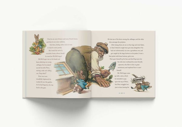 The Classic Tale of Peter Rabbit Hardcover: The Classic Edition by acclaimed Illustrator, Charles Santore