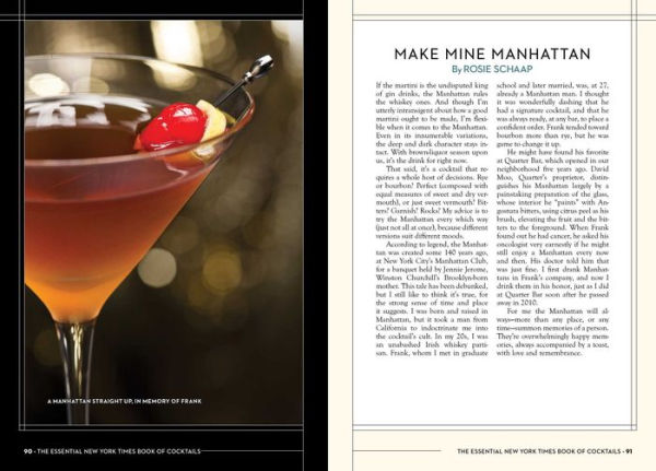 The Essential New York Times Book of Cocktails: Over 350 Classic Drink Recipes With Great Writing from The New York Times