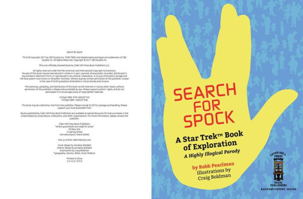 Search for Spock: A Star Trek Book of Exploration: A Highly Illogical Search and Find Parody (Star Trek Fan Book, Trekkies, Activity Books, Humor Gift Book)
