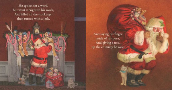 The Night Before Christmas Oversized Padded Board Book: The Classic Edition