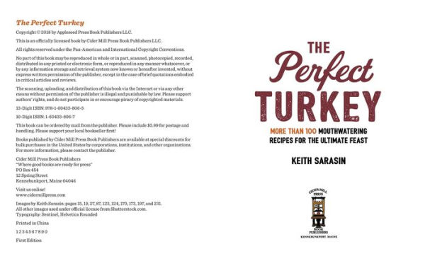 The Perfect Turkey Cookbook: More Than 100 Mouthwatering Recipes for the Ultimate Feast