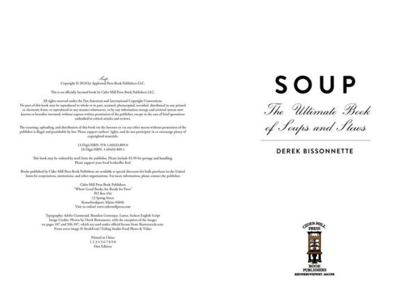 Soup: The Ultimate Book of Soups and Stews (Soup Recipes, Comfort Food Cookbook, Homemade Meals, Gifts for Foodies)