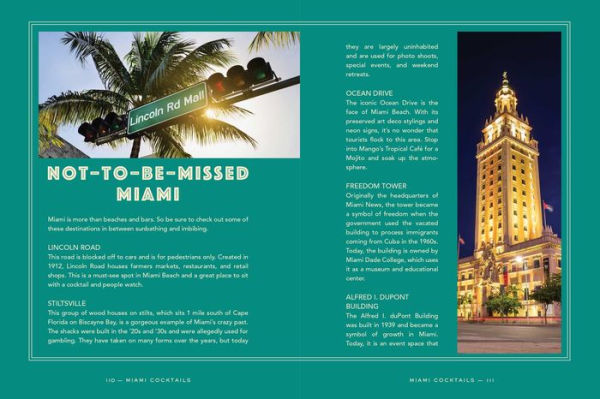 Miami Cocktails: An Elegant Collection of over 100 Recipes Inspired by the Magic City