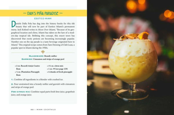 Miami Cocktails: An Elegant Collection of over 100 Recipes Inspired by the Magic City